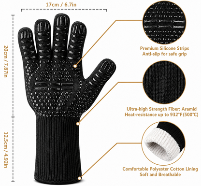 Heat Resistant Tactical Braai Gloves