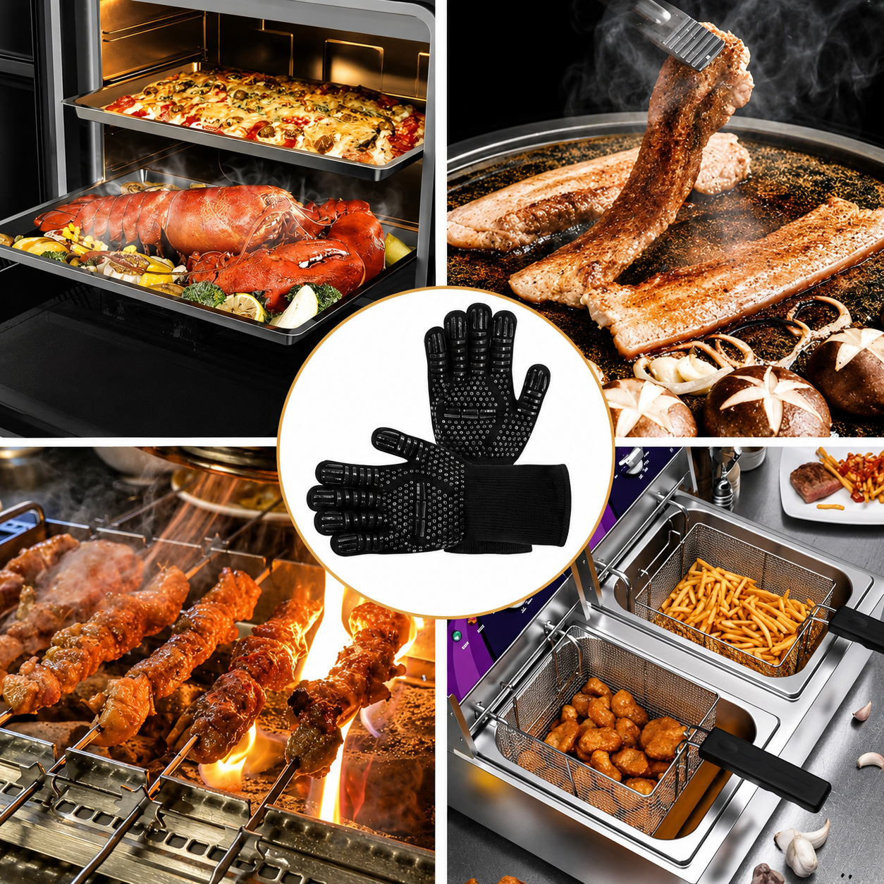 Heat Resistant Tactical Braai Gloves