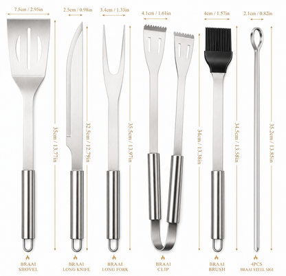 9pc Braai Set